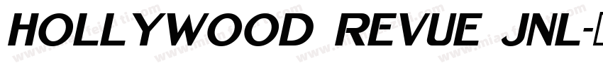 hollywood revue jnl字体转换
